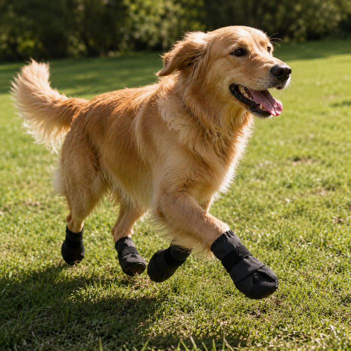 Bottes imperméables Le Chausson pour chien, coloris Noir, Maison Pattounes, vue 1