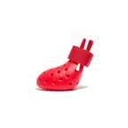 Bottes ajourées L'Estival pour chien, coloris Rouge, Maison Pattounes, vue 3