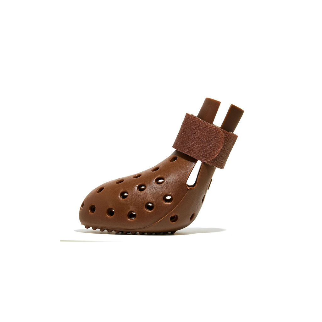 Bottes ajourées L'Estival pour chien, coloris Marron, Maison Pattounes, vue 3