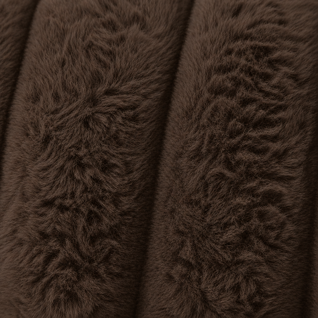 Canapé moelleux Le Boudoir pour chien, coloris Marron foncé, Maison Pattounes, vue 2