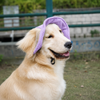 Chapeau de soleil La Guinguette pour chien, coloris Violet, Maison Pattounes, vue 3