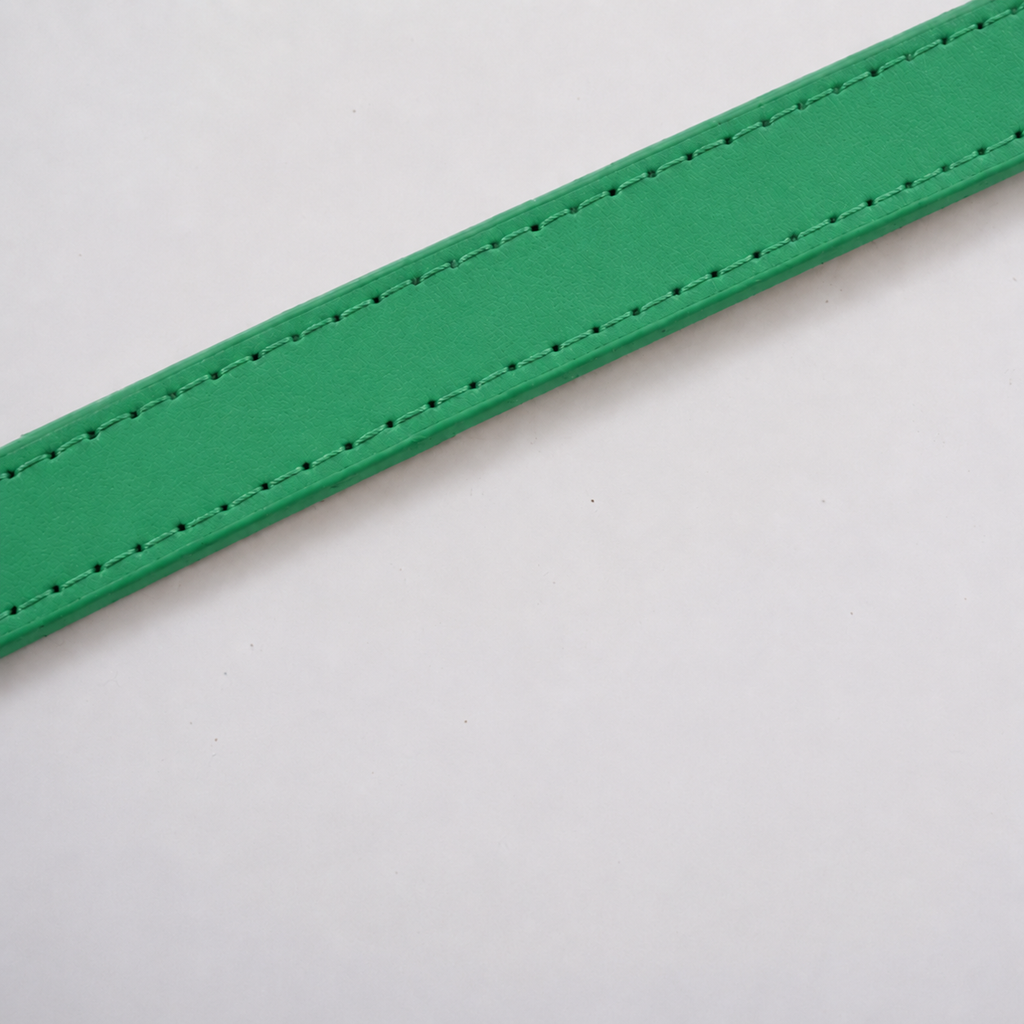 L'Attache — Laisse en cuir Vert