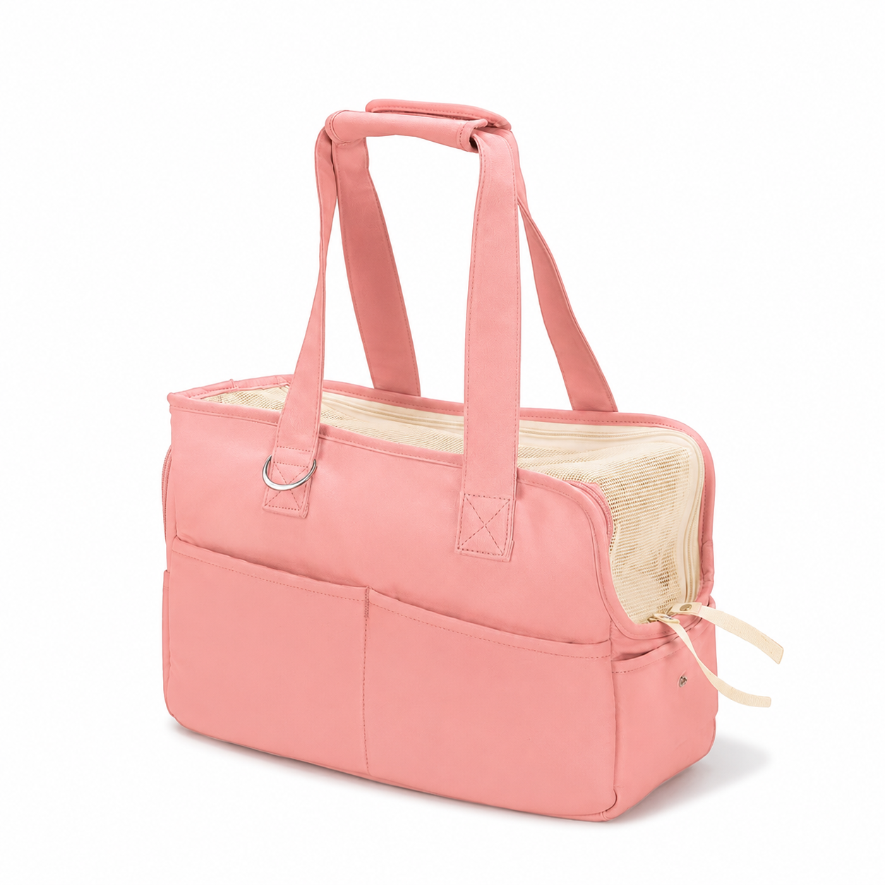 Imperméable à capuche pour chien Le Suroît coloris rose poudré