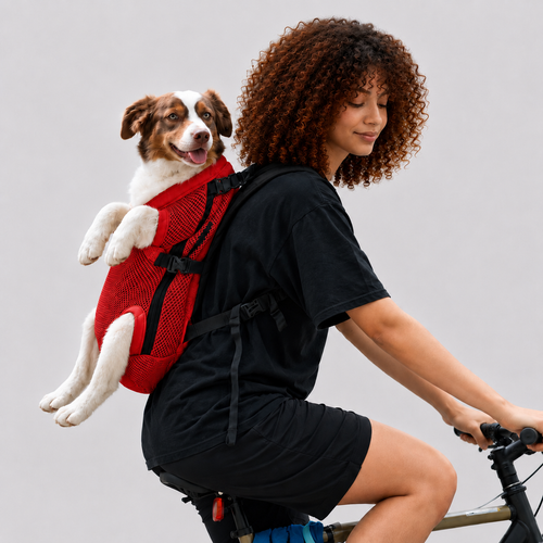 L'Éclaireur · Sac de transport respirant pour chien