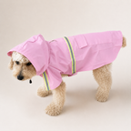 Imperméable à capuche Le Suroît pour chien, coloris Rose, Maison Pattounes, vue 4