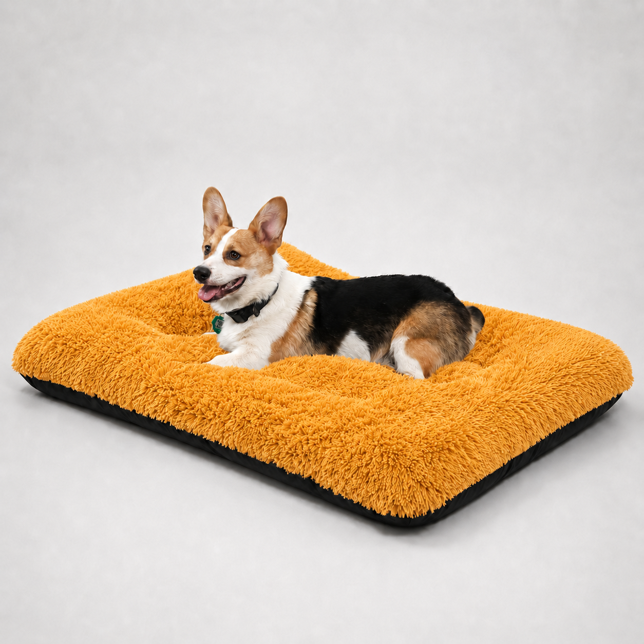 Lit moelleux Le Nuage pour chien, coloris Doré, Maison Pattounes, vue 3