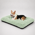 Lit moelleux Le Nuage pour chien, coloris Vert tendre, Maison Pattounes, vue 3