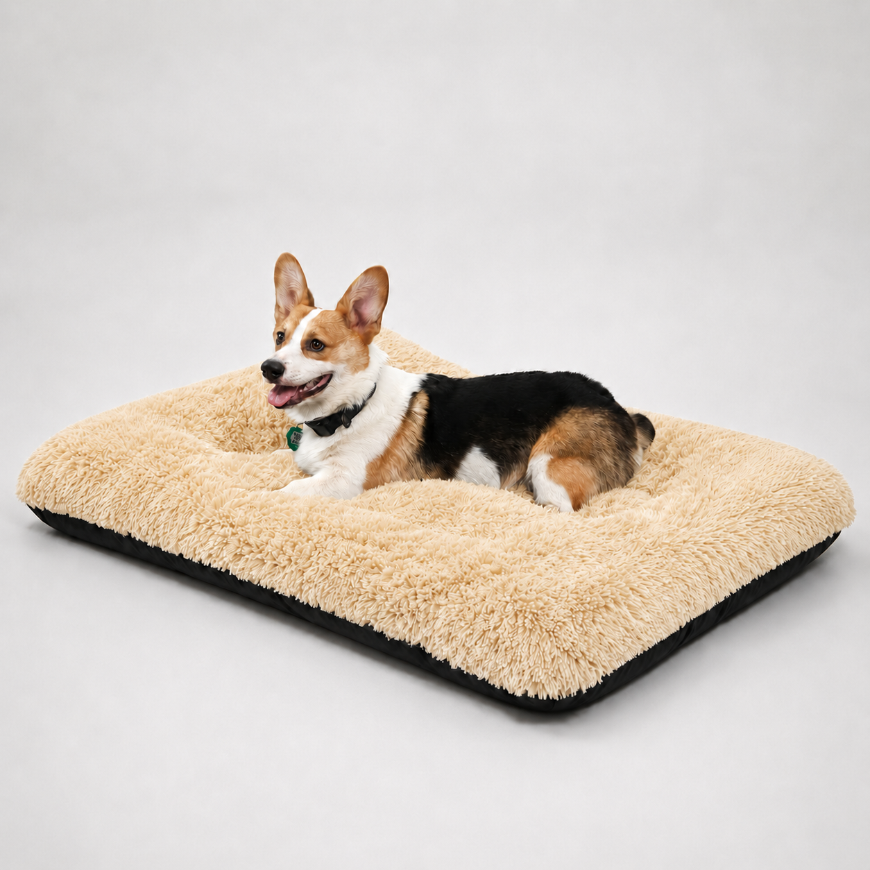 Lit moelleux Le Nuage pour chien, coloris Abricot, Maison Pattounes, vue 3