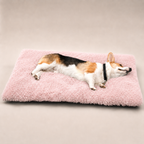 Lit moelleux Le Nuage pour chien, coloris Rose poudré, Maison Pattounes, vue 2