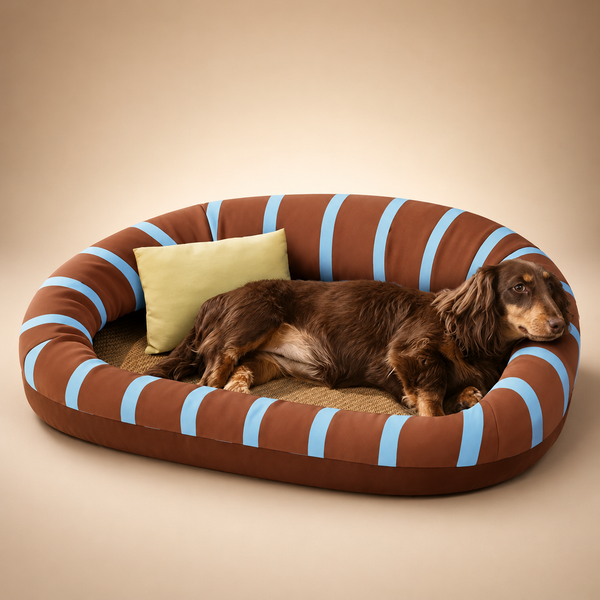 Lit rafraîchissant Le Zéphyr pour chien, Maison Pattounes, vue 1