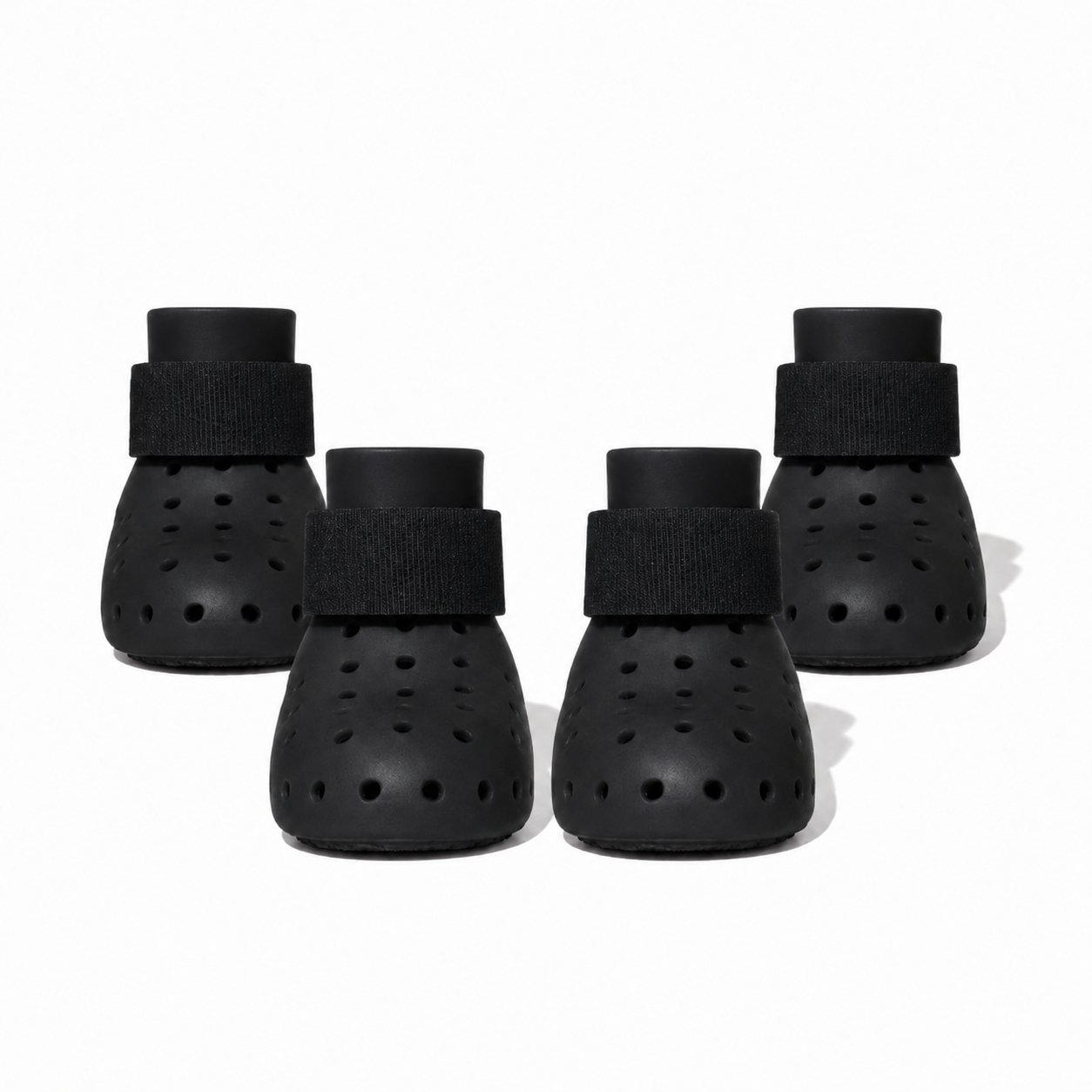 Bottes ajourées L'Estival pour chien, coloris Noir, Maison Pattounes, vue 2