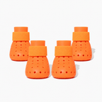 Bottes ajourées L'Estival pour chien, coloris Orange, Maison Pattounes, vue 2
