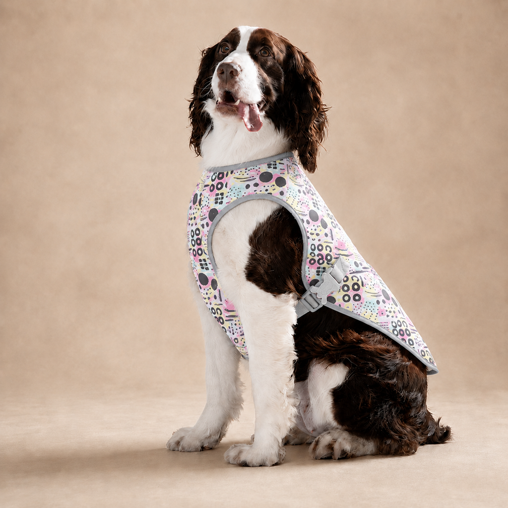 Gilet rafraîchissant La Fraîchette pour chien, coloris Rose, Maison Pattounes, vue 2