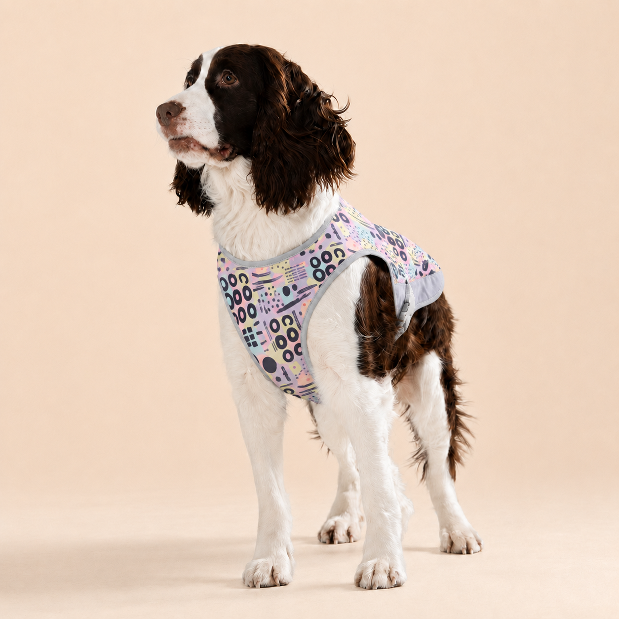 Gilet rafraîchissant La Fraîchette pour chien, coloris Rose, Maison Pattounes, vue 3