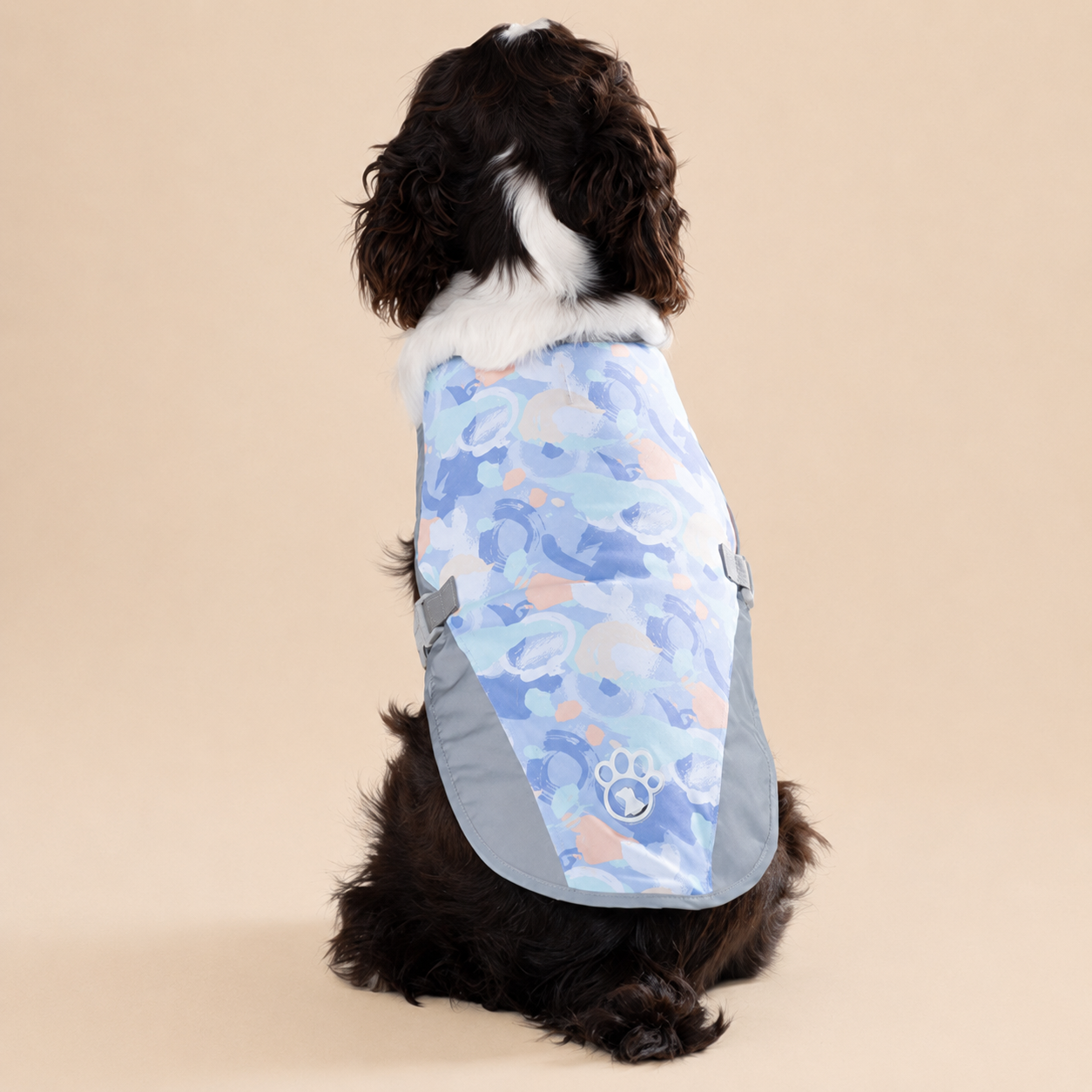 Gilet rafraîchissant La Fraîchette pour chien, coloris Violet, Maison Pattounes, vue 4
