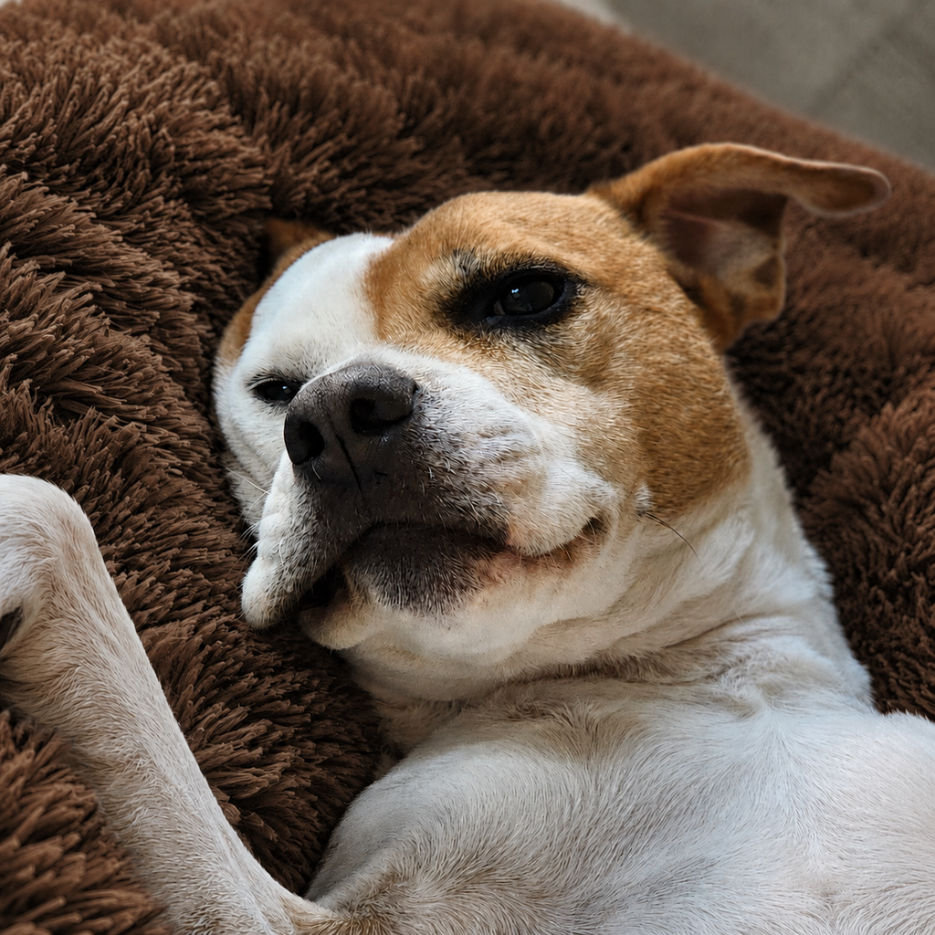Lit moelleux chaud Le Nuage pour chien, coloris Café, Maison Pattounes, vue 3