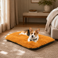 Lit moelleux chaud Le Nuage pour chien, coloris Doré, Maison Pattounes