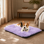 Lit moelleux chaud Le Nuage pour chien, coloris Violet Dégradé, Maison Pattounes