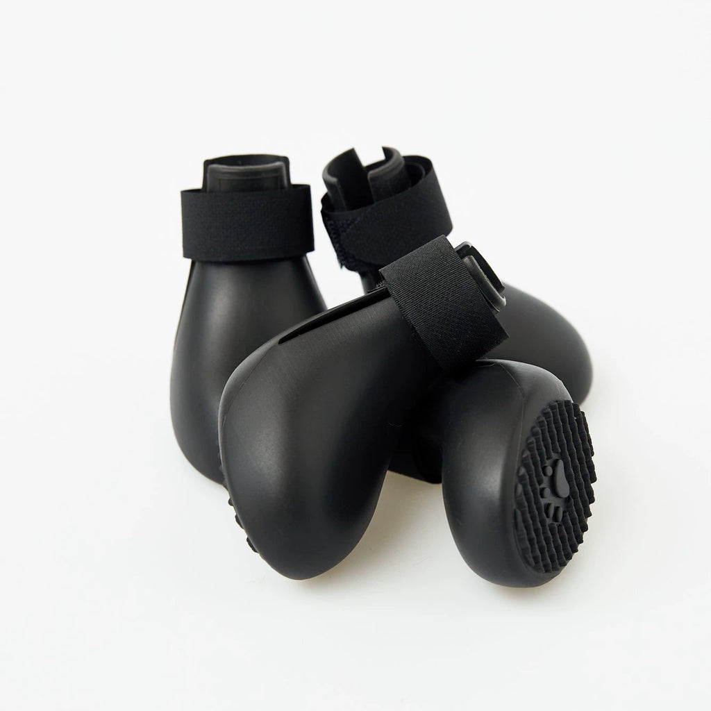 Bottes de pluie L'Ondée pour chien, coloris Noir, Maison Pattounes, vue 3