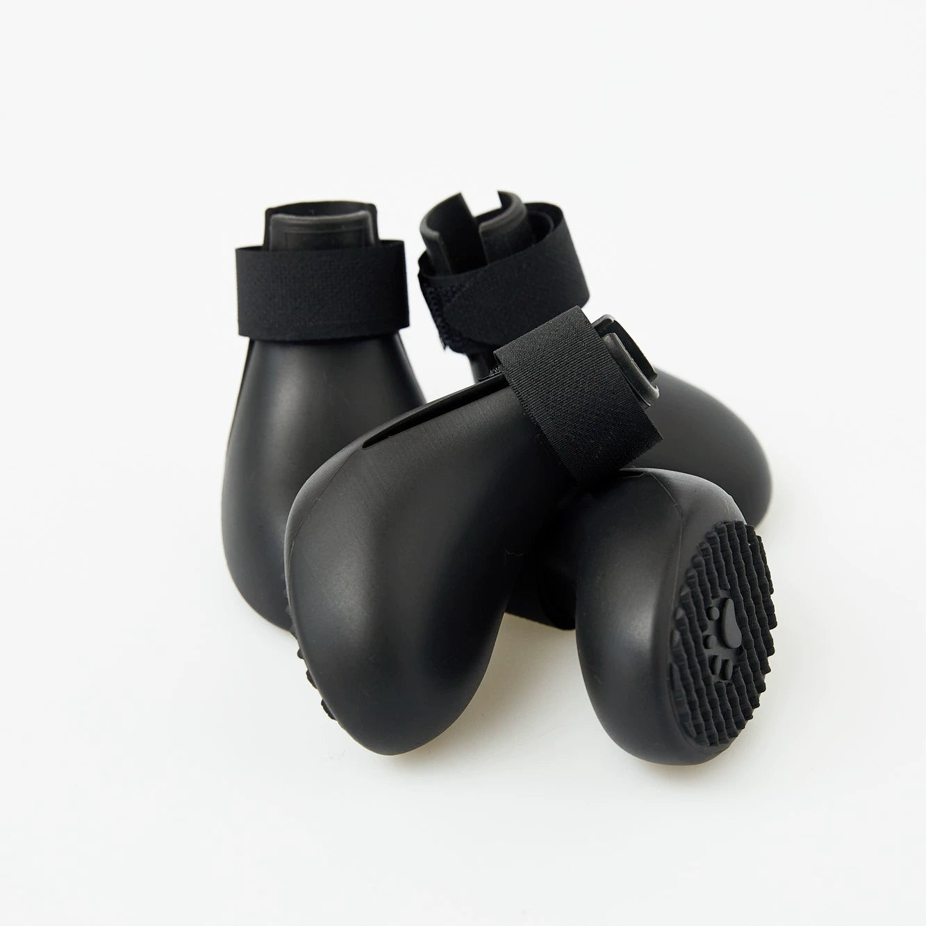 Bottes de pluie L'Ondée pour chien, coloris Noir, Maison Pattounes, vue 3