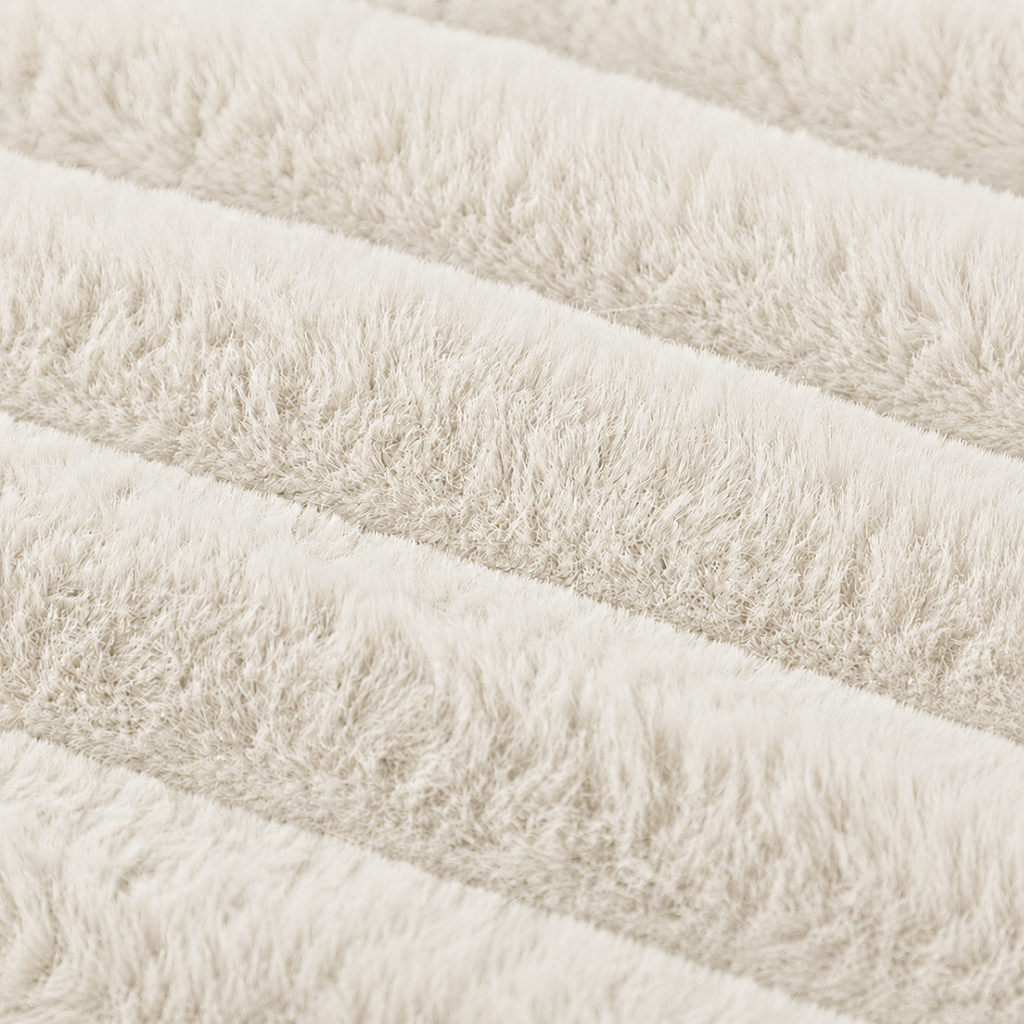 Panier moelleux Le Cocon pour chien, coloris Crème ivoire, Maison Pattounes, vue 4