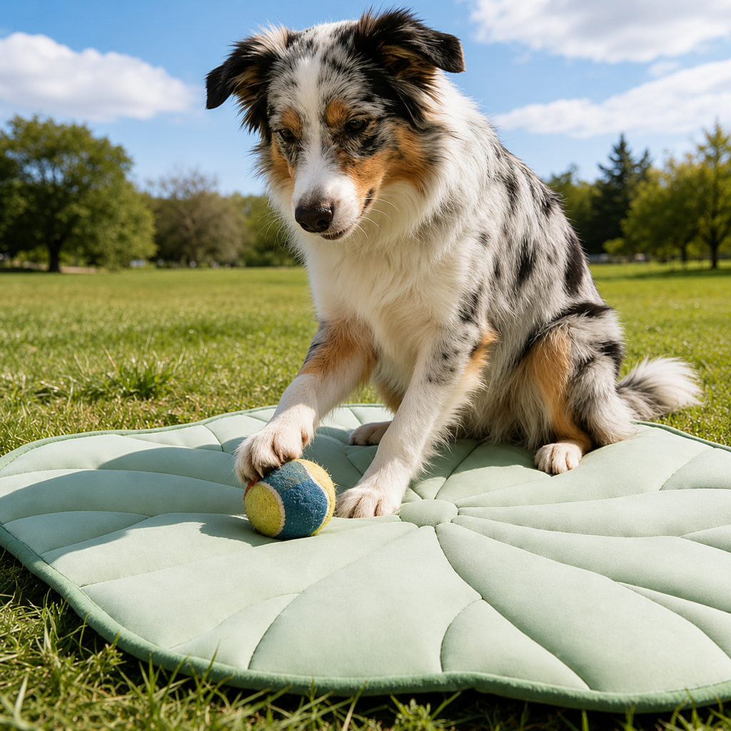Tapis rafraîchissant Le Nénuphar pour chien, Maison Pattounes, vue 5