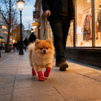 Bottes imperméables Le Chausson pour chien, coloris Rouge, Maison Pattounes, vue 3